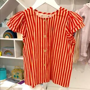 Bonpoint Red Striped Blouse enigma.